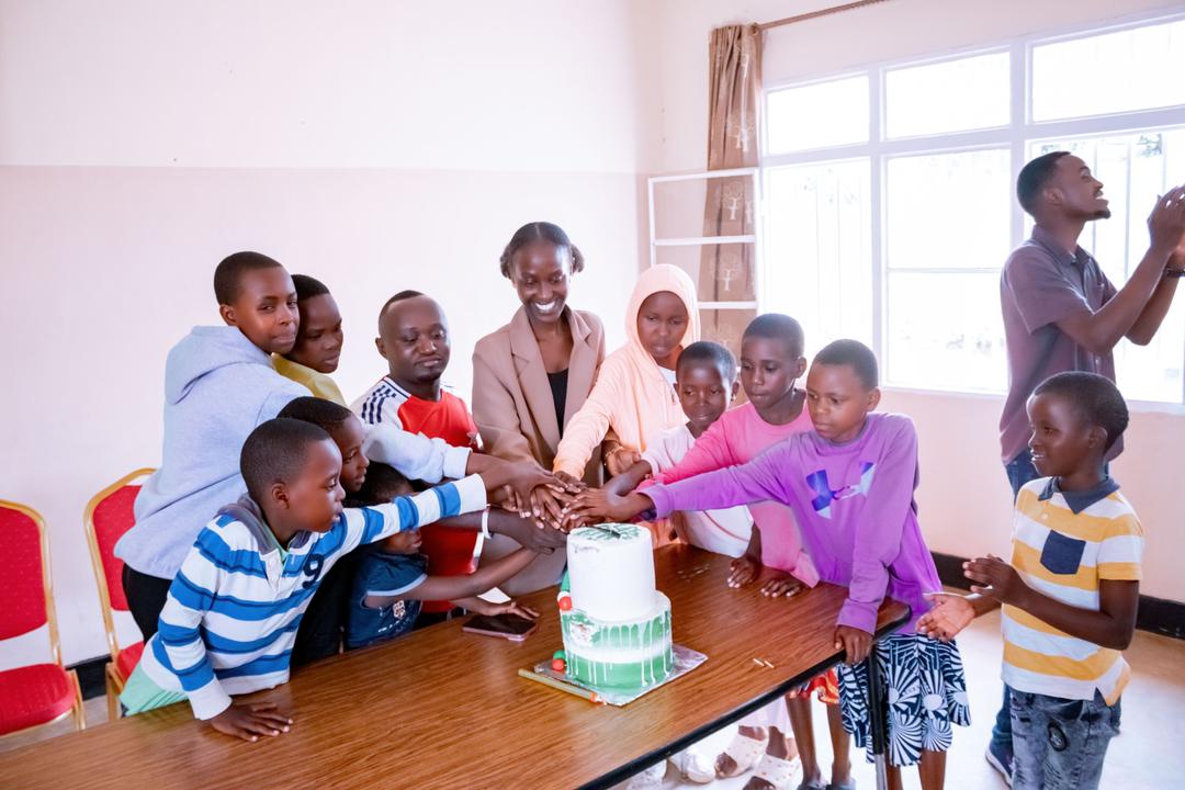 Rwandan girl with hopeful expression